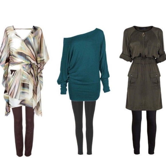 2 Pack Footless Fleece Lined Tights HighRise Black - Picture 7 of 8